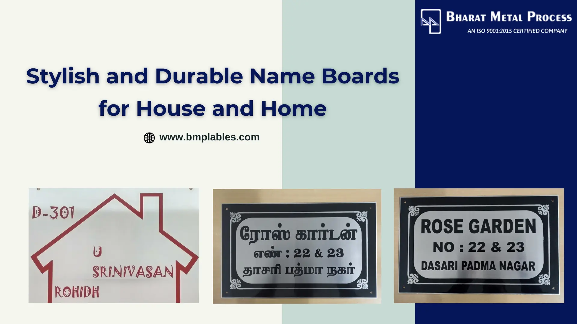 Stainless Steel Nameplates by BMP Labels