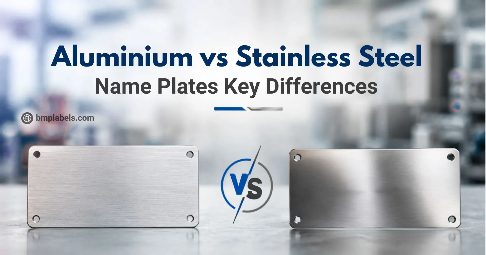 aluminium name plate   