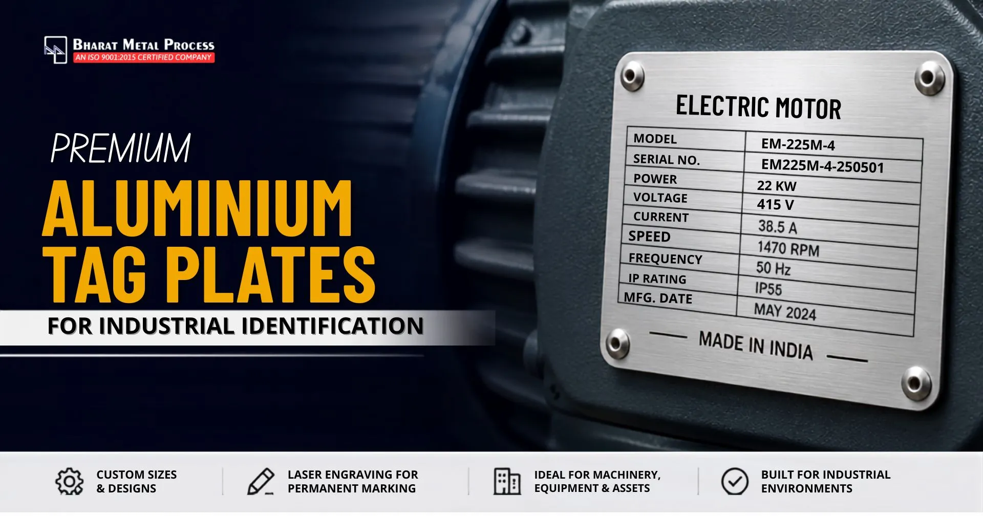 aluminium tag plates 