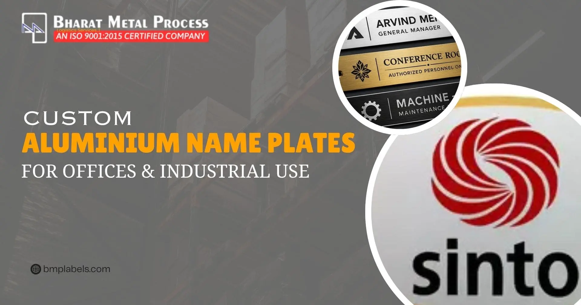 Custom Aluminium Name Plate