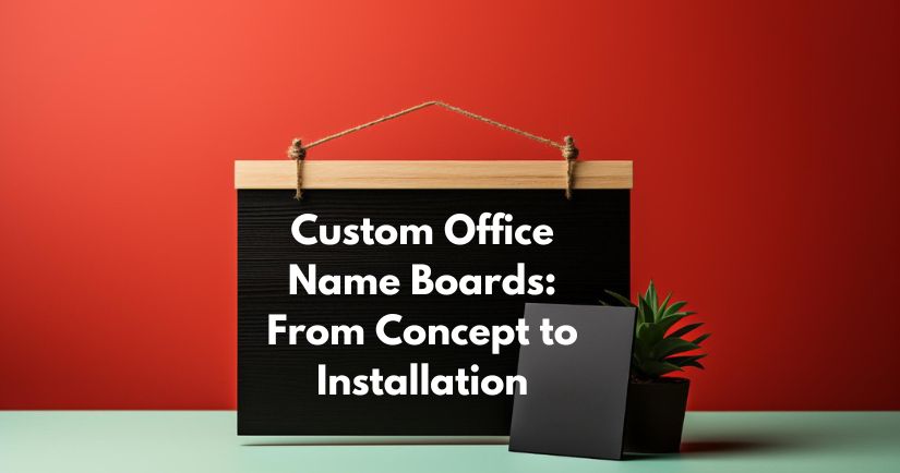 custom office name plate