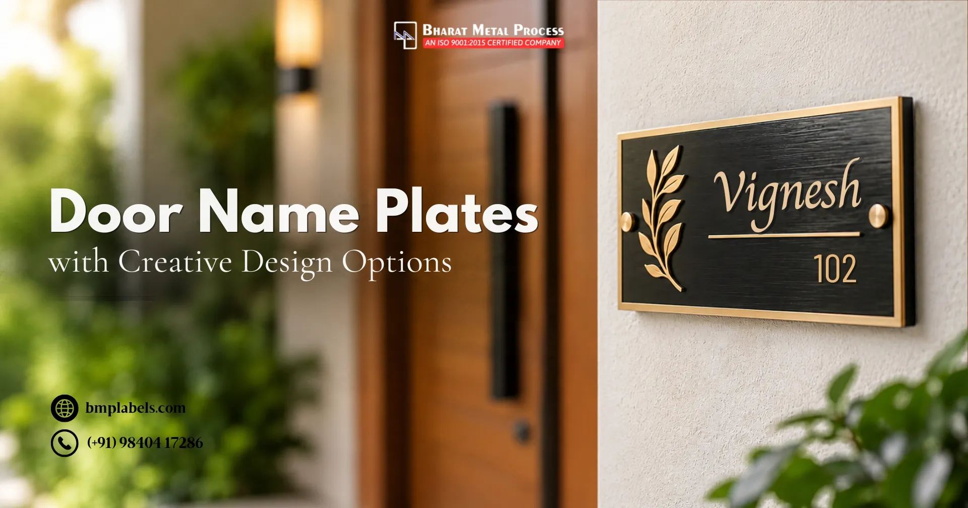 Brass Name Plate 