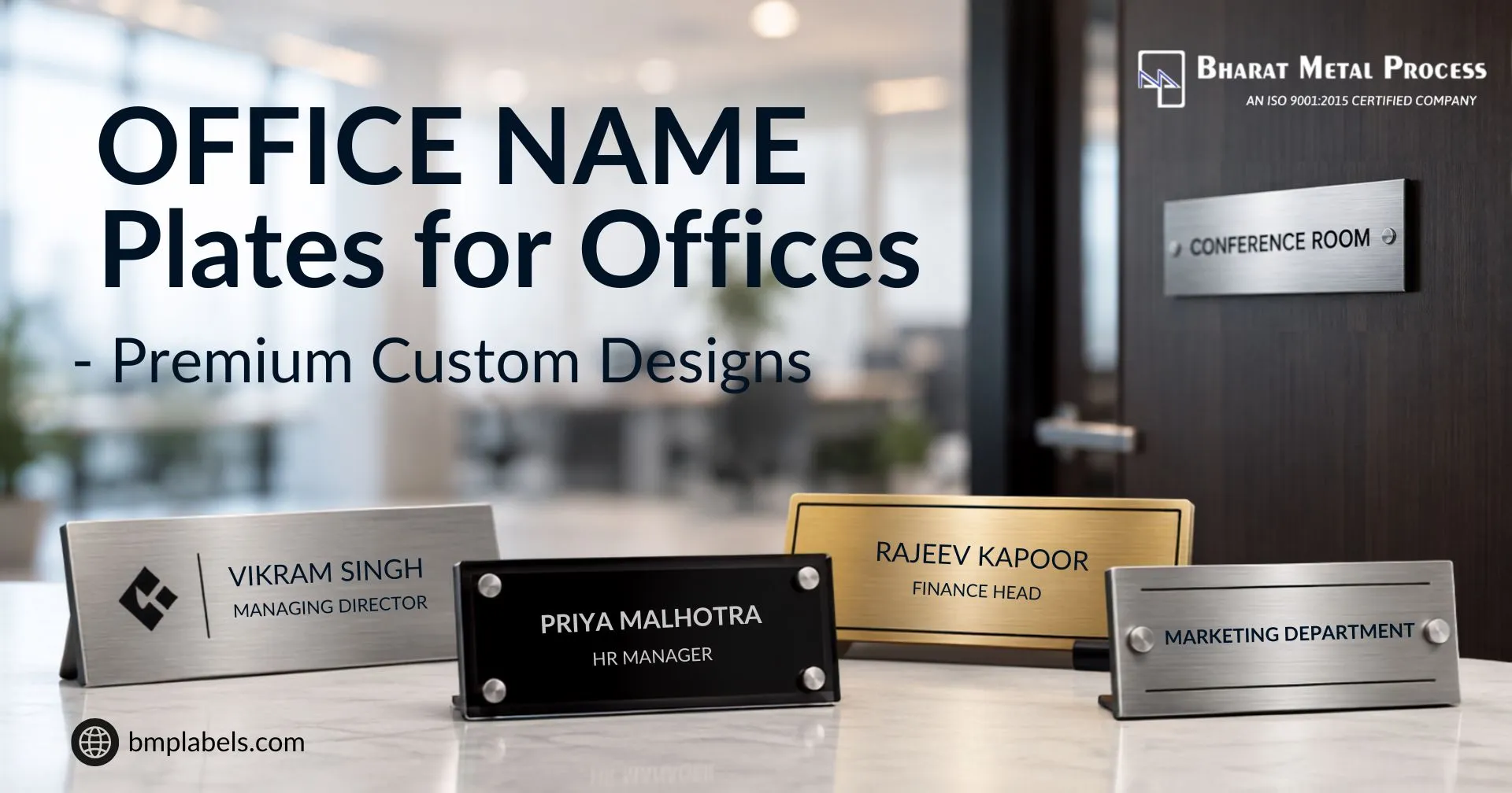 Custom Name Plates Material 