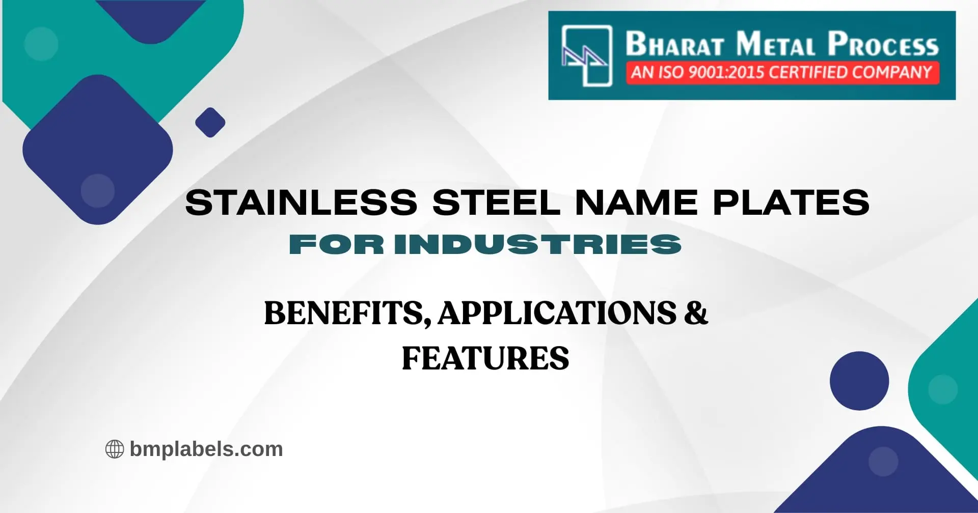 Stainless Steel Name Plates for Industries