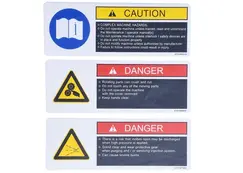 Warning Stickers