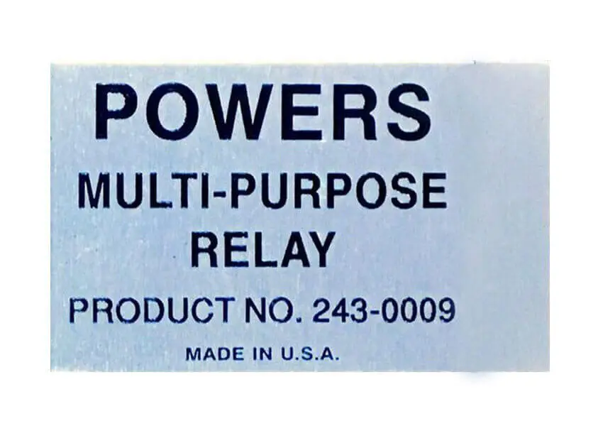 Powers Aluminium Screen Printed